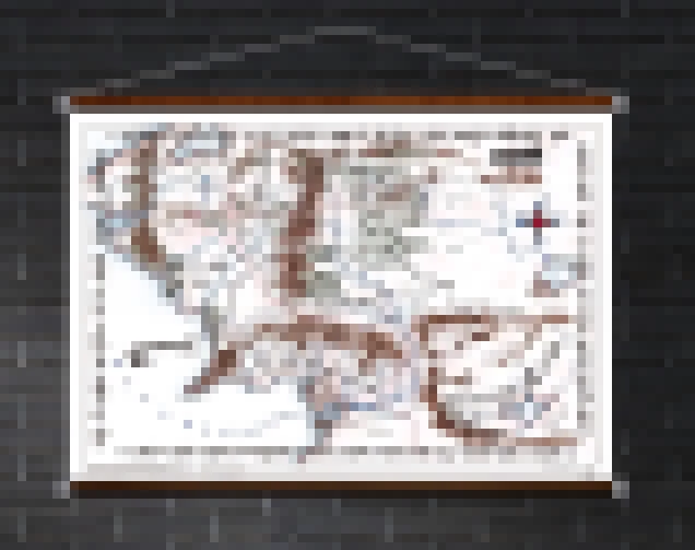 Mapa Senhor dos Anéis - Terra Média - Colorido - Foto Principal
