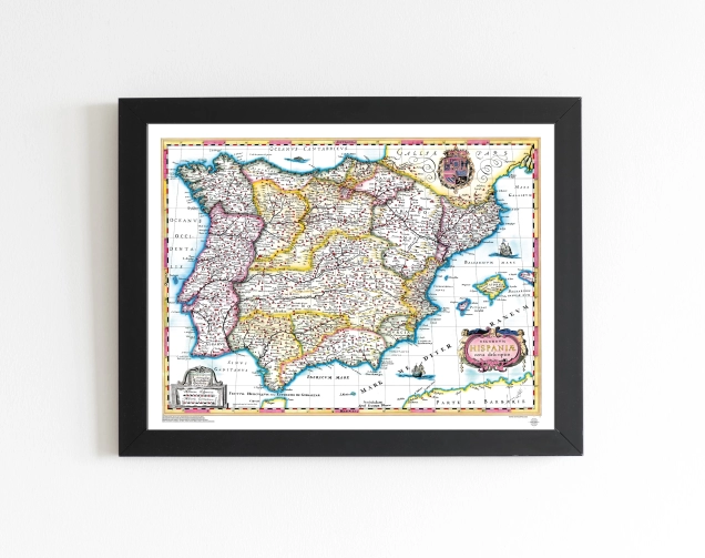 Iberian Peninsula XVII Century - Colorful - Main photo