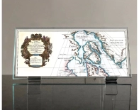 Carte du Canada ou de La Nouvelle France - 1703 - Modelo 1 - Colorido - Foto Principal