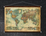 Mapa Mundi - Vintage - Foto Principal